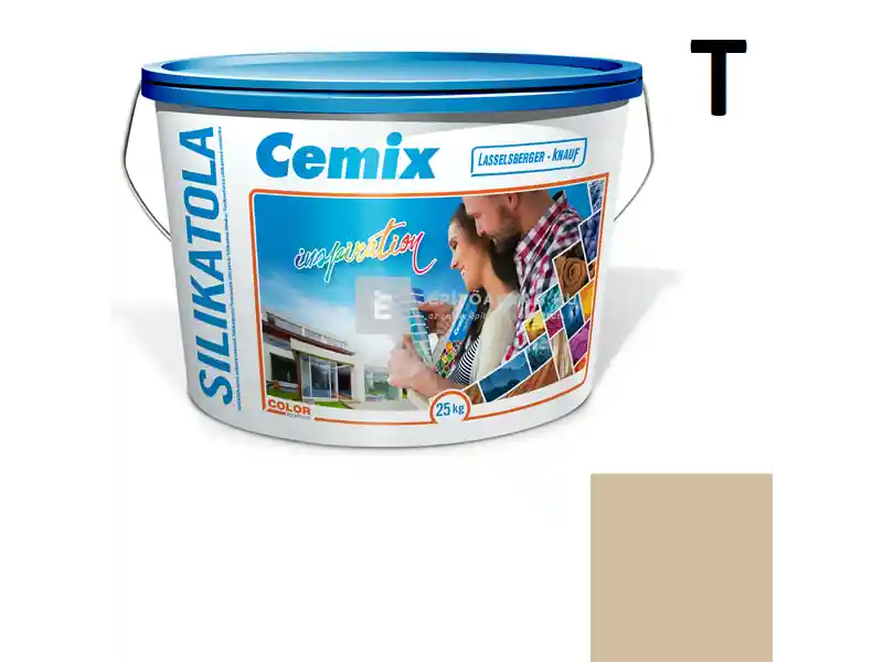 Kihagyhatatlan ajánlat Cemix 2722 SilikatOLA szilikát vékonyvakolat, dörzsölt 2 mm 4935 brown 25 kg