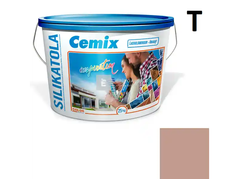 Kedvezményes ár Cemix 2722 SilikatOLA szilikát vékonyvakolat, dörzsölt 2 mm 5145 rusty 25 kg