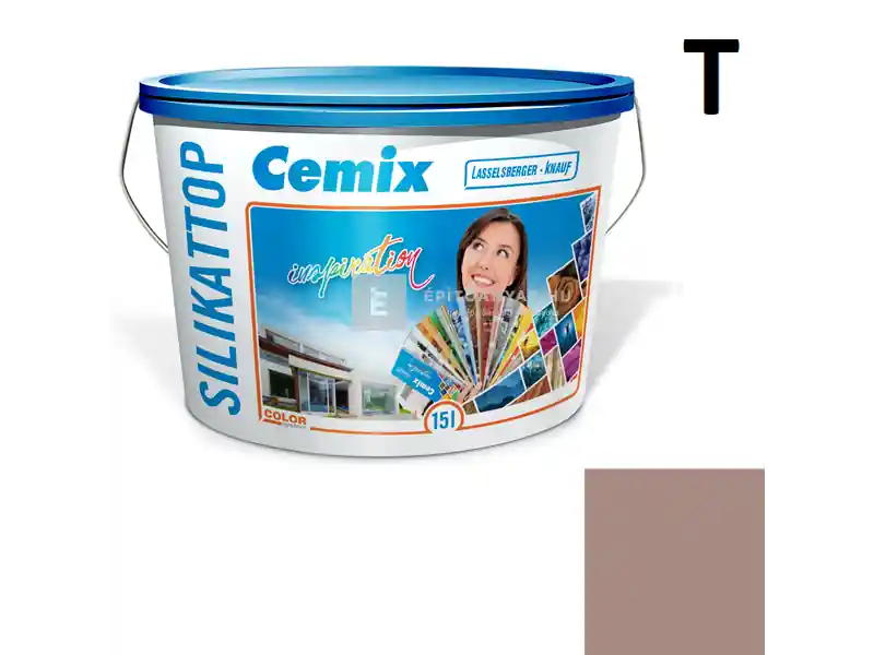 Szuper akció Cemix 2801 SilikatTOP szilikát homlokzatfesték 5119 rusty 15 l