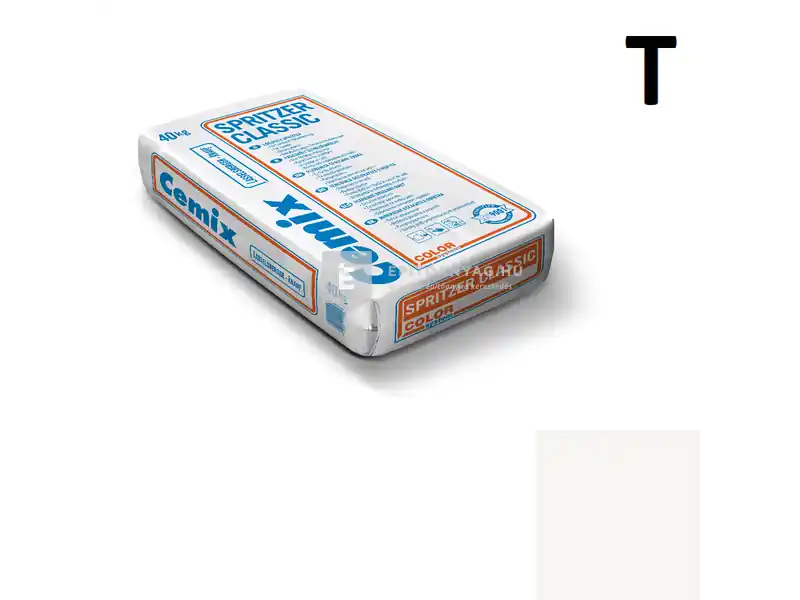 Cemix 2779 Spritzer Classic fröcskölt nemesvakolat 4000 white 40 kg Vedd meg online