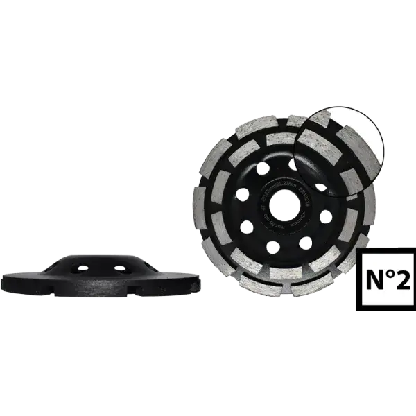 Abraboro Gyémántszemcsés betoncsiszoló, 125mm Árengedmény