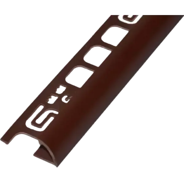 Salag PVC pozitív élvédő profil 8 mm világosbarna Bestseller