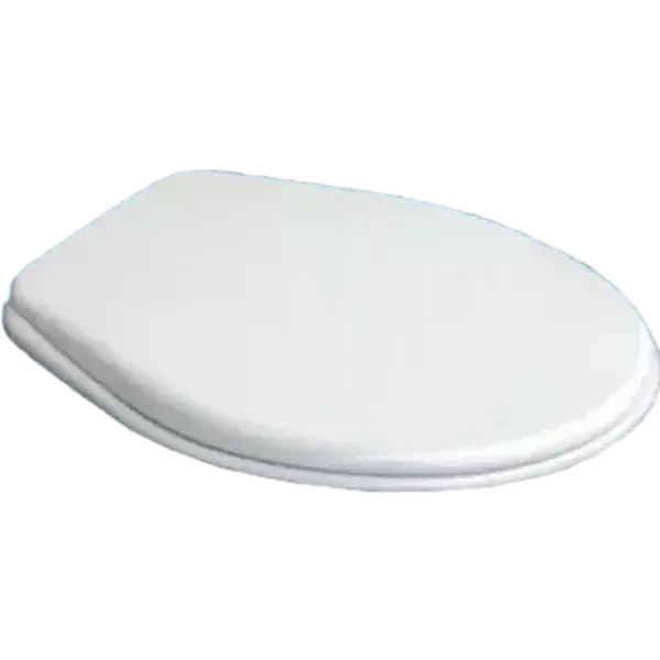 Kiárusítás B&K WC-ülőke, műanyag, fehér, fémzsanéros, antibakteriális, thermoplast
