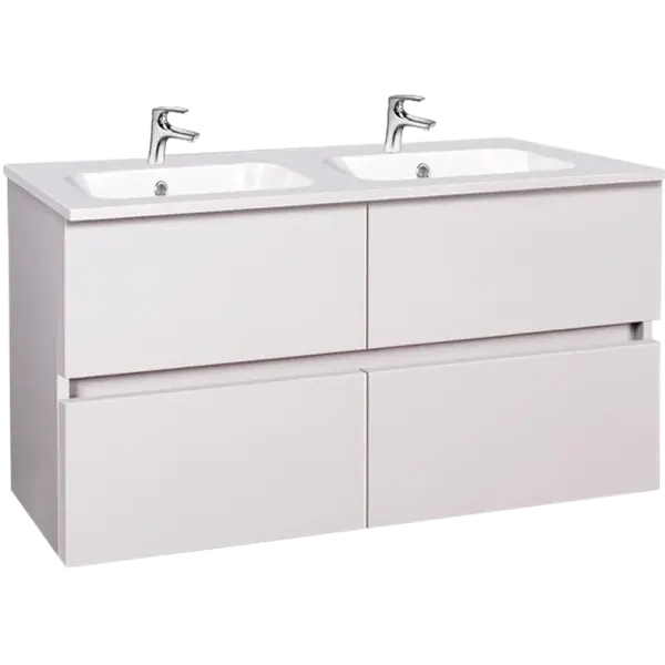Végkiárusítás Wellis Elois White fürdőszoba szekrény 120cm 4fiókos