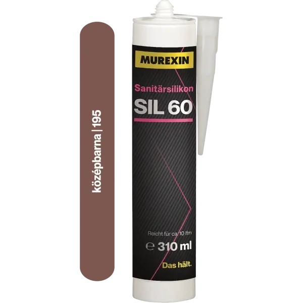 Murexin SIL 60 szilikon Középbarna 310ml Árengedmény