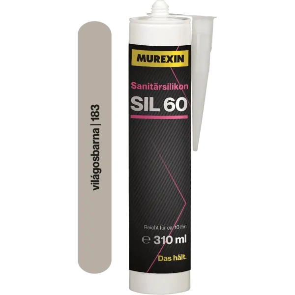 Korlátozott ajánlat Murexin SIL 60 szilikon Világosbarna 310ml