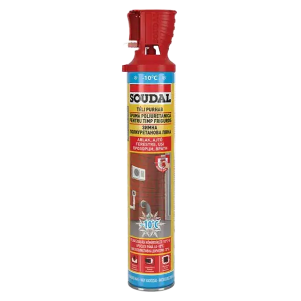 Alacsony ár Soudal purhab csőrös téli -10 C°-ig 750ml