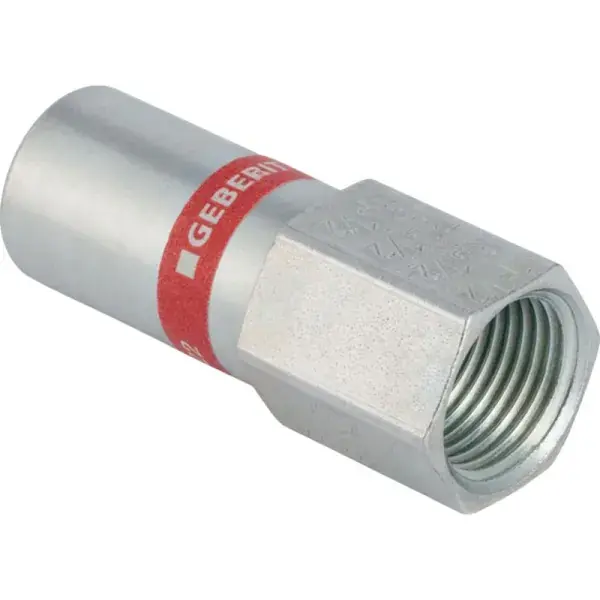 Végkiárusítás Geberit Mapress szénacél belső menetes átmeneti idom, sima csővéggel: d=76.1mm, Rp=1/2″