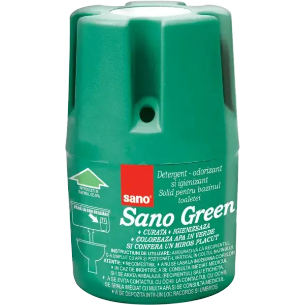 Sano Green WC-tartályvíz-illatosító zöld Korlátozott ajánlat