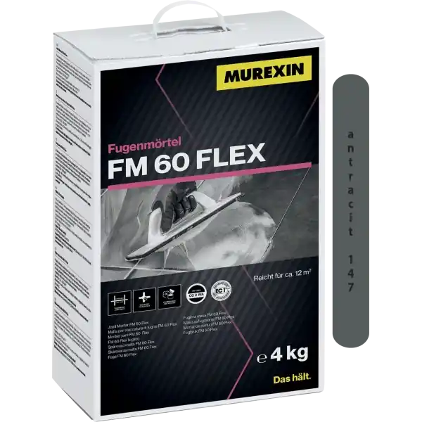 Murexin FM60 FLEX fugázóanyag Antracit 4kg Expressz kézbesítés