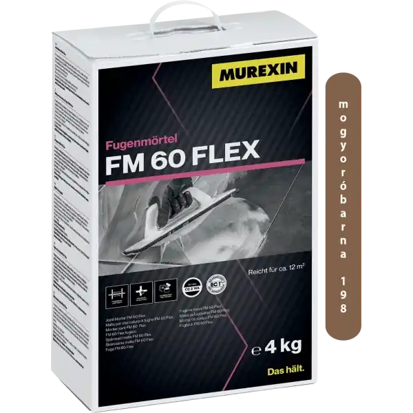 Murexin FM60 FLEX fugázóanyag Mogyoróbarna 4kg Újdonság