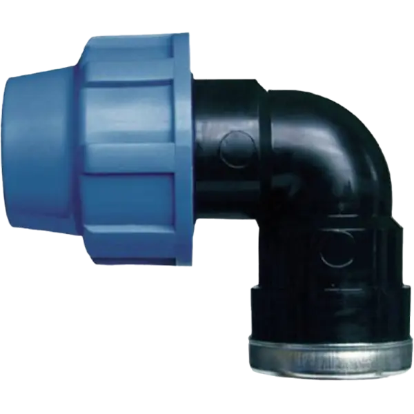 Biztonságos fizetés KPE szorítógyűrűs 90° könyök 40-5/4" BM