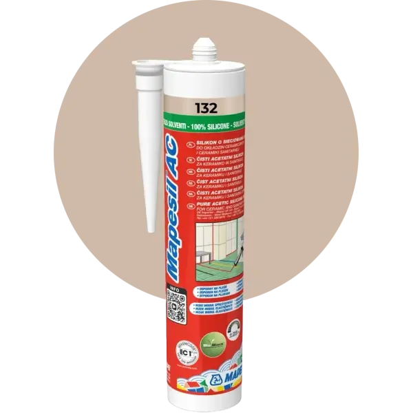 Exkluzív ajánlat Mapei szilikon Mapesil AC 132 Bézs 310 ml