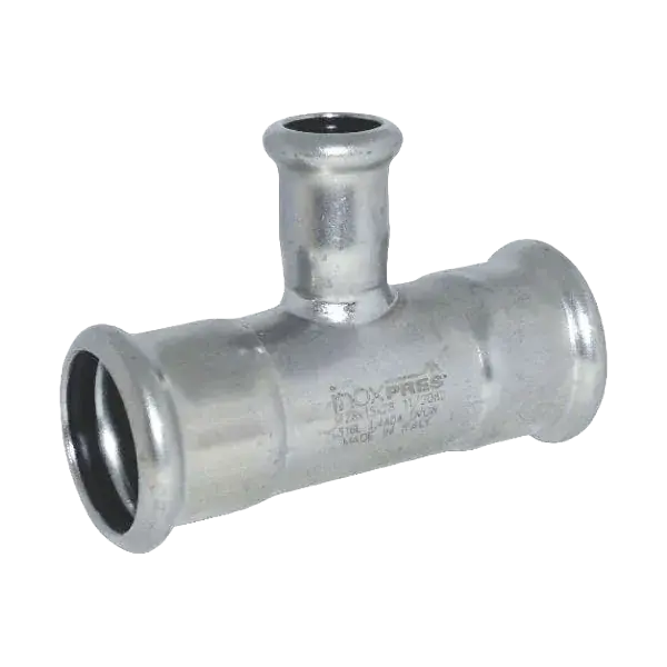 Prémium Inoxpres Uniko 304L szűkített T-idom 35-28-35