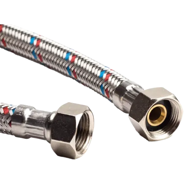 Akciós ár Flexitub flexibilis bekötőcső vízre 1/2"-1/2" BB 80cm