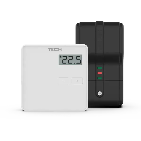 Kiárusítás Tech EU-294 v2 rádiós termoszát, fehér + végrehajtó modul