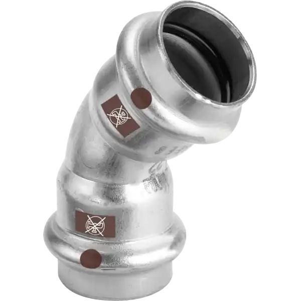 Vedd meg online Viega Temponox ív 45° 18 BB
