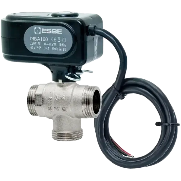Azonnal elérhető Esbe MBA132 3járatú motoros gömbcsap DN25