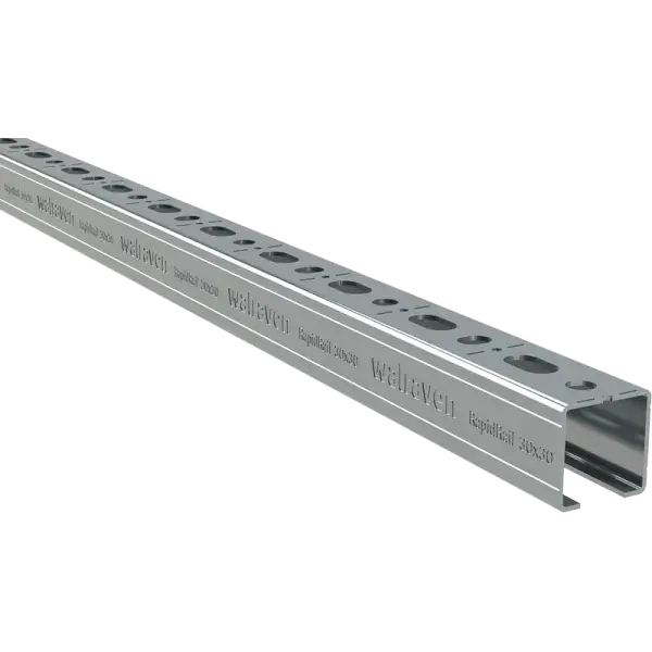 Nézd meg most Walraven BIS RapidRail szerelősín 2m 27x18mm