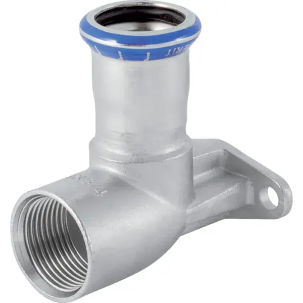Geberit Mapress rozsdamentes acél 90°-os falikorong, hosszú: d=18mm, Rp=1/2″, L1=6.5cm Népszerű