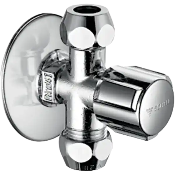 Schell Comfort dupla sarokszel 1/2"-3/8"-3/8" Exkluzív ajánlat
