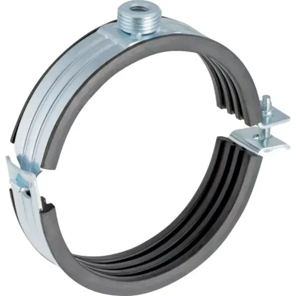 Geberit Silent-db20 szigetelt csőbilincs, M10/G 1/2" belső menettel: di=125mm, G=1/2″ Biztonságos vásárlás