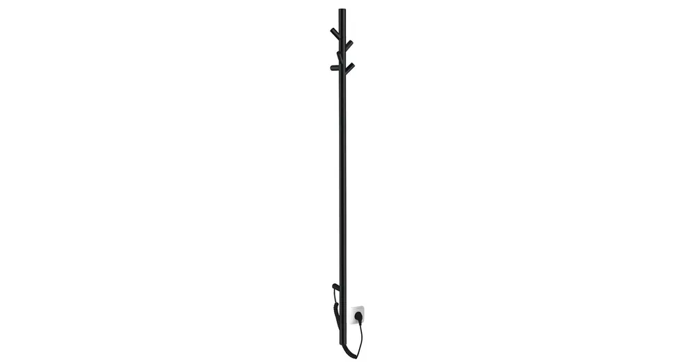 Biztonságos vásárlás SAPHO PASADOR Elektromos álló fürdőköppeny, törölköző szárító radiátor, 150x1500x90mm, 30W, matt fekete (ER175BV)