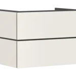 Azonnal elérhető Hansgrohe Xilesa E Mosdószekrény 780/470, 2 fiókkal, Push-Open, normál mosdókhoz Matt Homokszín 54296780