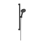 Alacsony ár Hansgrohe Raindance Alive Select S Zuhanyszett 125, 3jet, EcoSmart, Unica E Puro 65 zuhanyrúddal és zuhanytartóval Matt Fekete 24600670
