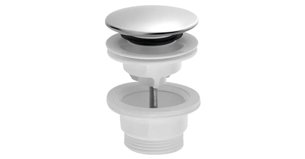 SAPHO BRUCKNER klik-klak mosdólefolyó, túlfolyó nélküli, 5/4“, 4-45mm, ABS/króm (151.308.1) Szuper ajánlat