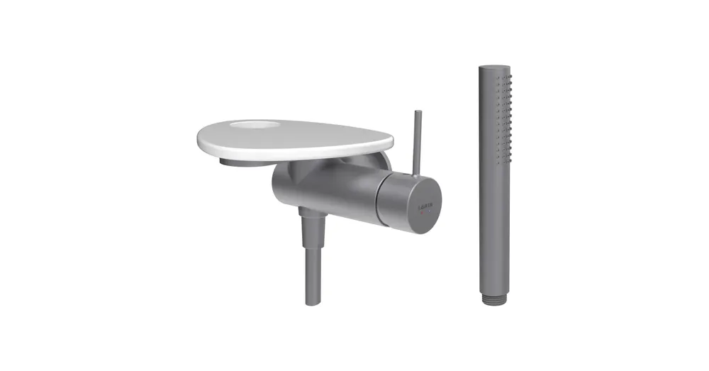 LAUFEN ADA Falra szerelt zuhany csaptelep, 1-pontos Simiboxhoz, kiegészítőkkel, tálca lyukkal, Rozsdamentes Acél/Fényes Fehér HF506755501000 Vedd meg most
