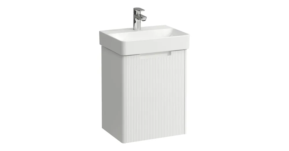 LAUFEN JUNA Alsószekrény, 1 ajtó, bal oldali zsanér, PRO S H815961 / PRO X 815861 mosdóhoz, Matt Fehér H4114411092601 Alacsony ár