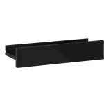 Biztonságos vásárlás AREZZO design univerzális polc bármely modellhez 40 cm, mf fekete AR-168448