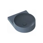 Újdonság Ravak Yard 40 kerámiamosdó Deepsea Blue, túlfolyó furat nélkül XJX07040000