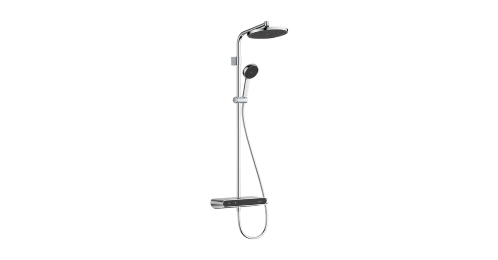 Hansgrohe Activera S Showerpipe 240 1jet EcoSmart ShowerTablet Select 360 Varia termosztáttal 28638000 Kedvezményes ár