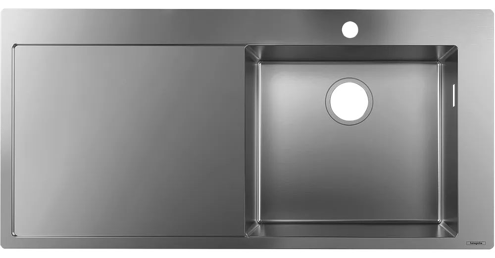 Kedvezményes ár Hansgrohe S715-F450 beépített mosogató 450 szárító tálcával 43306800