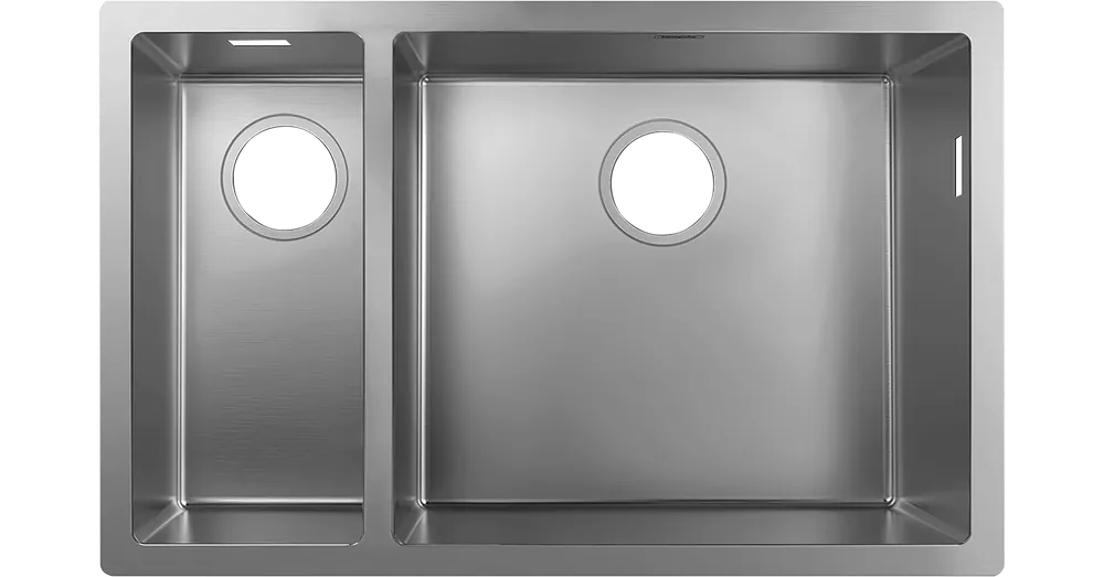 Vedd meg online Hansgrohe S719-U655 munkalap alá rögzített mosogató 180x450; 43429800