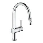 Grohe Minta Touch egykaros mosogató csaptelep kihúzható zuhannyal, króm 31358002 Gyors szállítás