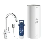 Expressz kézbesítés Grohe Red Duo csaptelep és kombi bojler L méret (7 liter), króm 30079001