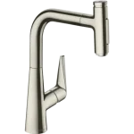 Hansgrohe Talis Select M5117-H220 egykaros konyhai csaptelep kihúzható kifolyóval, rozsdamentes acél 73868800 Azonnal elérhető
