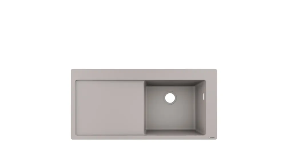 Kihagyhatatlan ajánlat Hansgrohe S514-F450 beépített mosogató 450 mosogatótálcával betonszürke 43314380