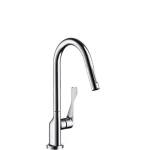 Azonnal elérhető Hansgrohe Axor Citterio mosogató csaptelep kihúzható zuhanyfejjel 39835800
