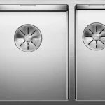 Újdonság BLANCO CLARON 340/180-U rozsdamentes acél mosogató 521609