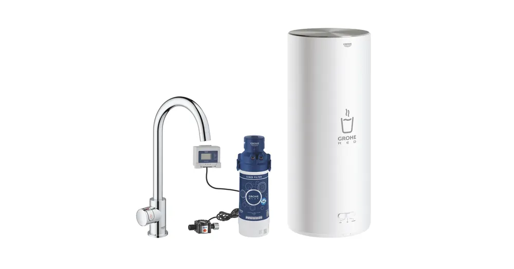 GROHE Red Mono mosogatócsaptelep és L méretű bojler 30080001 Exkluzív ajánlat