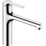 Azonnali szállítás Hansgrohe Zesis M33 Egykaros konyhai csaptelep 160, kihúzható kifolyóval, 2 jet króm 74801000