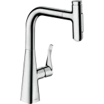 Hansgrohe Metris Select M71 M7117-H240 egykaros konyhai csaptelep kihúzható kifolyóval króm 73822000 Rendeld meg most