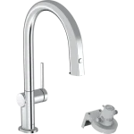 Hansgrohe Aqittura M91 Vízszűrős konyhai csaptelep 210, kihúzható zuhanyfejjel, 1jet króm 76803000 Prémium