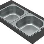 Kedvezmény ELLECI - Tároló edény kétrészes gourmet 366 inox HPL kerettel KF012065IN