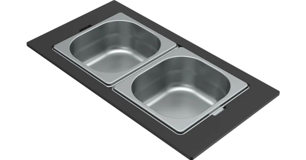 Kedvezmény ELLECI - Tároló edény kétrészes gourmet 366 inox HPL kerettel KF012065IN