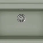 Azonnal elérhető ELLECI - Mosogatótálca Sintesi 130 Keratek K82 Sage Green inox tartozékokkal LKS13082